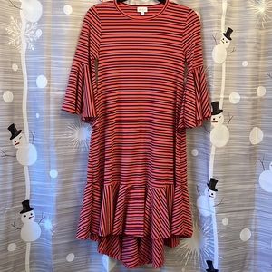 NWT LuLaRoe Striped Maurine Dress